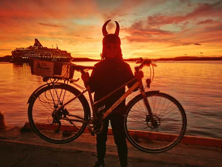 Oslo: Lo mejor del invierno: 3 horas en bicicleta