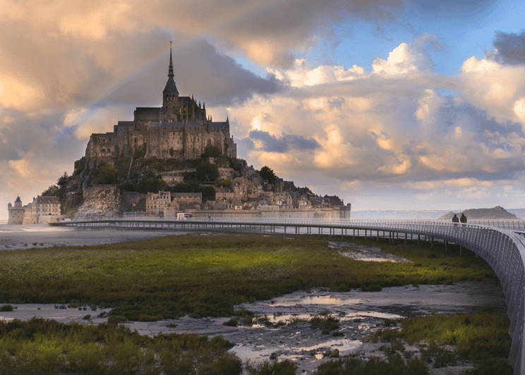 Mont-Saint-Michel: tour a pie privado con ticket de entrada a la Abadía