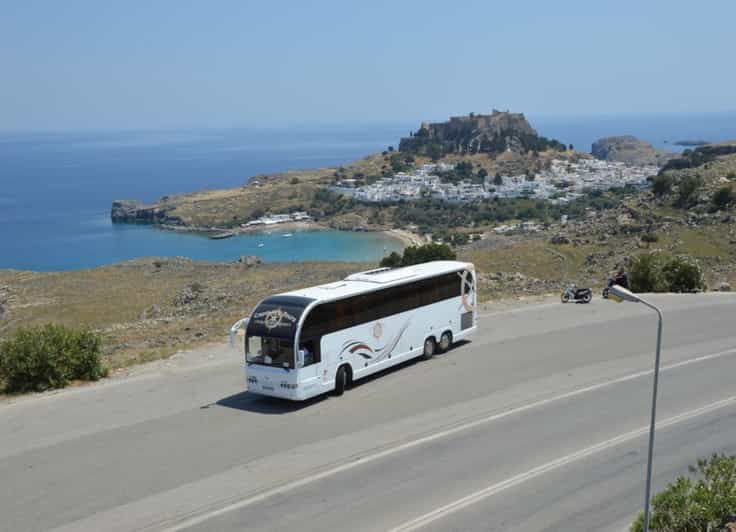 Ciudad de Rodas: Excursión de un día a Lindos en autobús