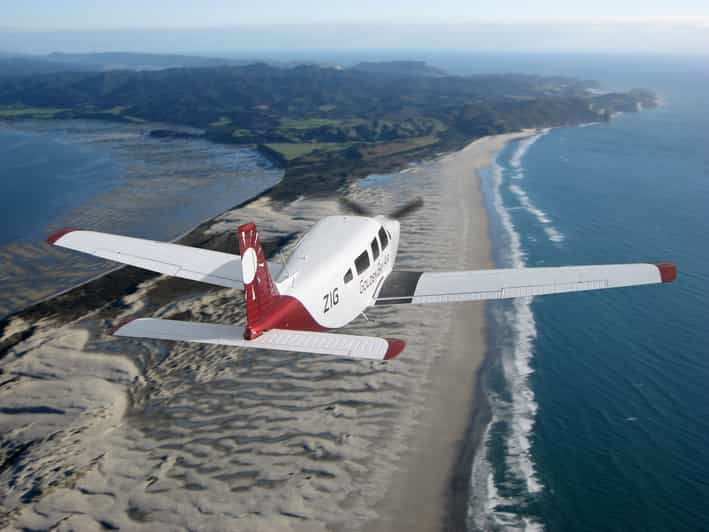 Takaka: Vuelo panorámico Farewell Spit/Abel Tasman