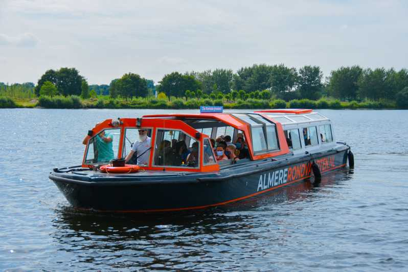 Almere: recorrido guiado en barco por el horizonte de la ciudad de Floriade