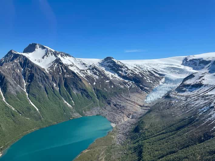 Bodø: Vuelo panorámico en helicóptero por el glaciar Svartisen