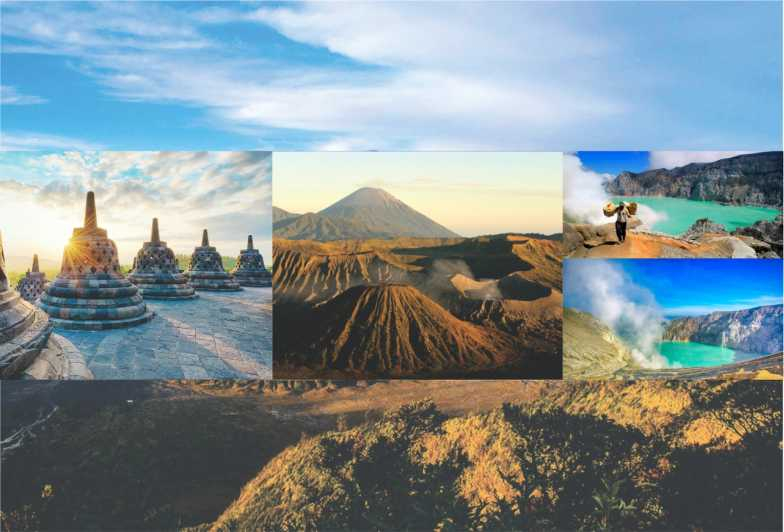Desde Yogyakarta: Excursión de 4 días a Borobudur, el Monte Bromo y el Ijen