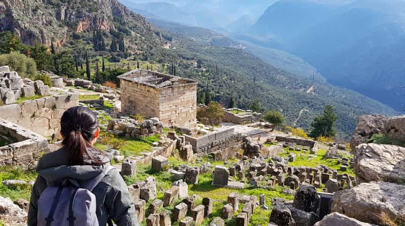 Delfos: Ticket de entrada al yacimiento arqueológico y al museo con audioguía