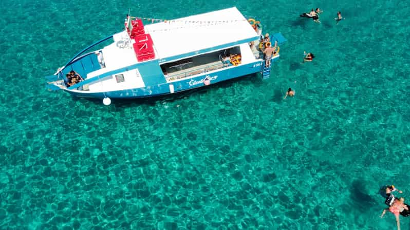 Desde Tropea: tour en barco por Capo Vaticano con esnórquel y aperitivo