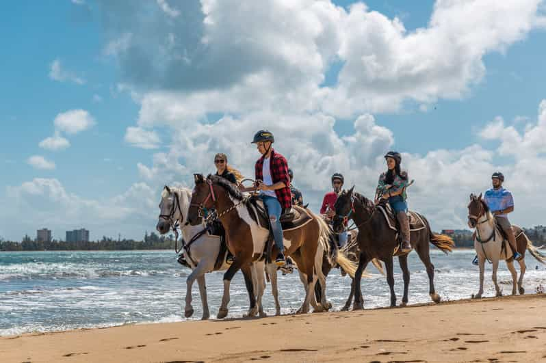 Parque Selva Carabalí: Paseo a caballo por la playa