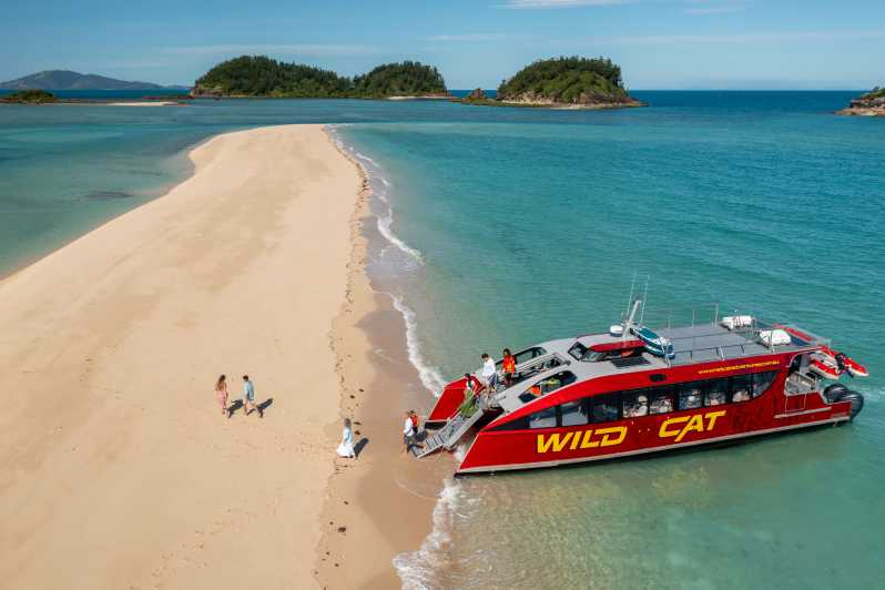 Mackay: tour de día completo en barco por la isla en la Gran Barrera de Coral