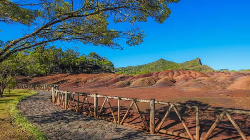 Chamarel: Entrada al Geoparque de la Tierra de los 7 Colores con almuerzo