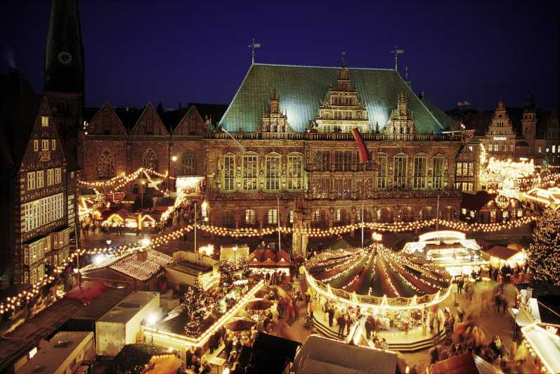 Bremen: visita guiada a pie navideña de cuento de hadas en alemán