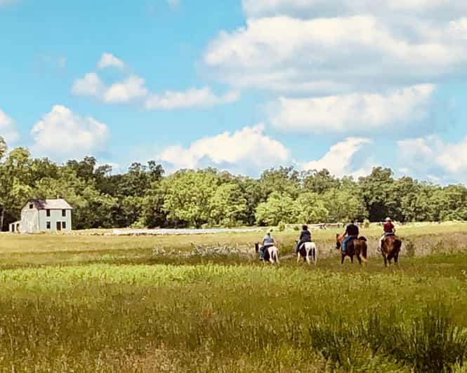 Gettysburg: Paseo panorámico a caballo por el campo de batalla