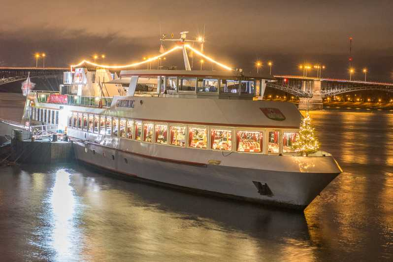 Maguncia: Crucero de 2 horas en barco por el Rin en la tarde del Adviento
