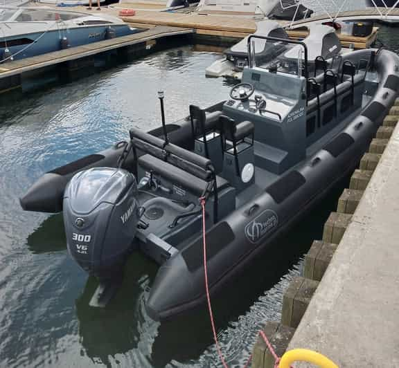 Uno de los barcos más rápidos de la bahía de Gdańsk. Visita obligada! en Sopot