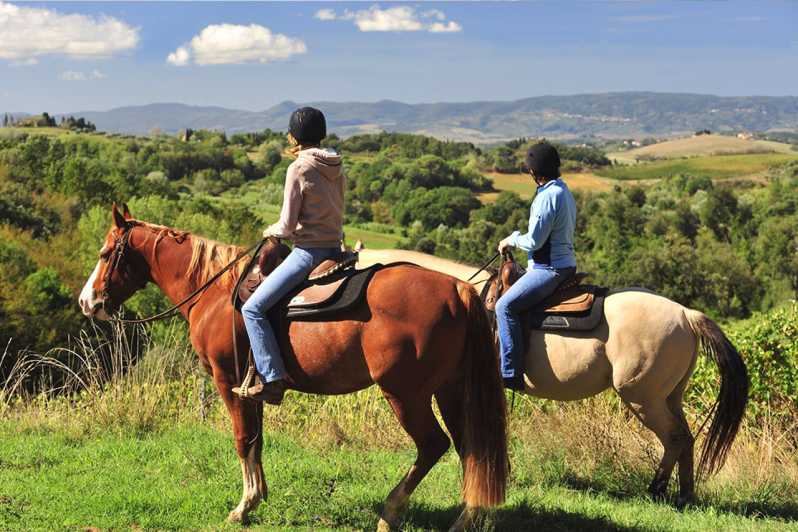 Ulignano: Excursión a caballo por la Toscana con almuerzo en bodega