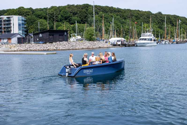 Aarhus: Excursión en barco autoguiada GoBoat