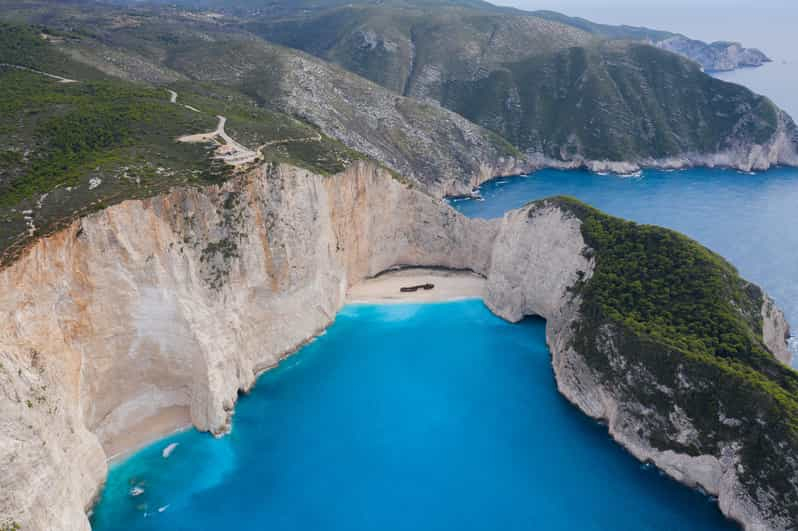 Crucero por Zante hasta las Cuevas Azules y Parada para fotos de naufragios (Traslado)