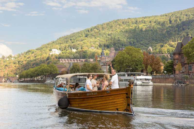 Heidelberg: Tour privado en barco por la historia del río Neckar