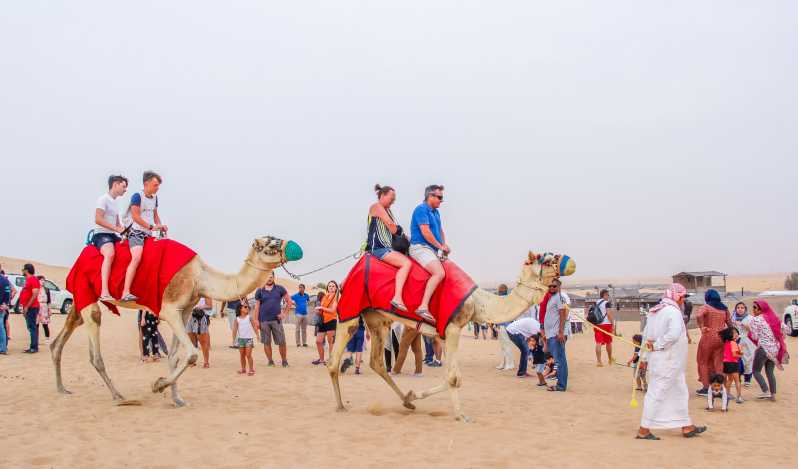 Dubái: camello por el desierto y desayuno al amanecer