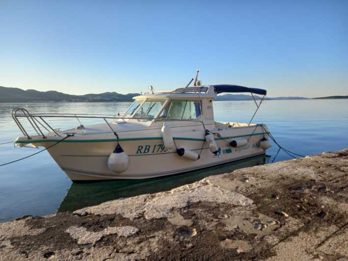 Zadar: Excursión de medio día en barco a la isla de Ošljak, Galevac y Ugljan