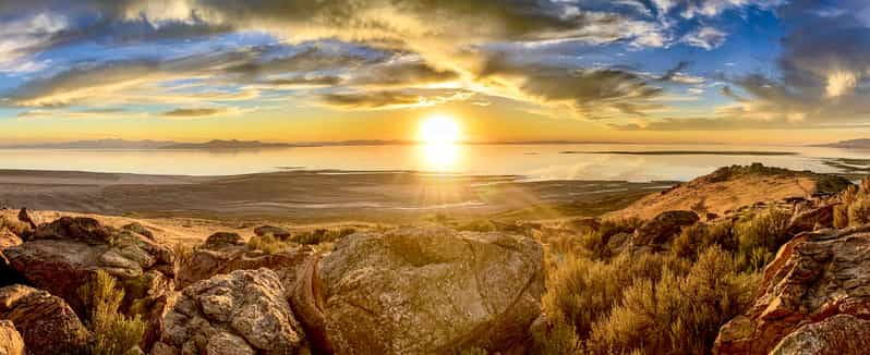 Salt Lake City: Experiencia de Vida Salvaje y Puesta de Sol en el Gran Lago Salado