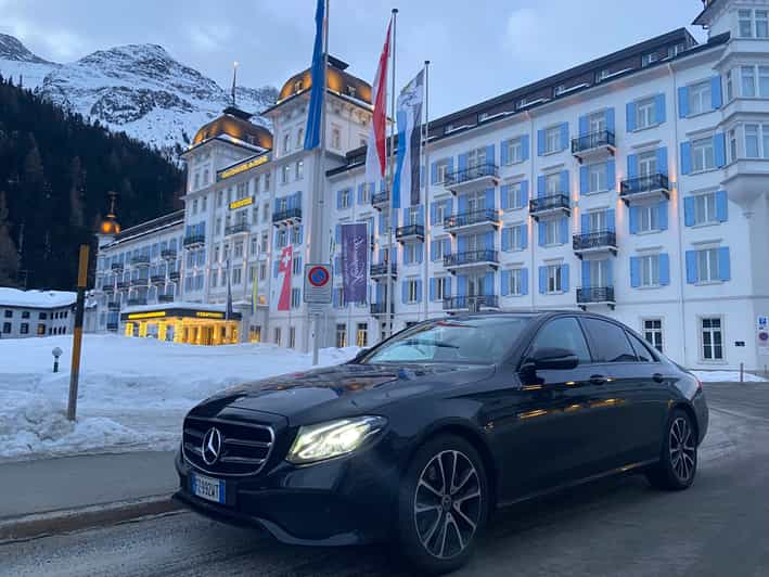 St. Moritz: Traslado privado desde/hasta el aeropuerto de Malpensa