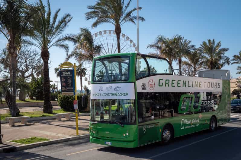 Civitavecchia: Billete de autobús turístico Hop-On Hop-Off con audioguía