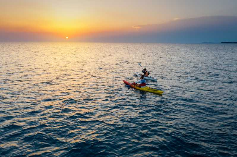 Poreč: Excursión en kayak de mar al atardecer