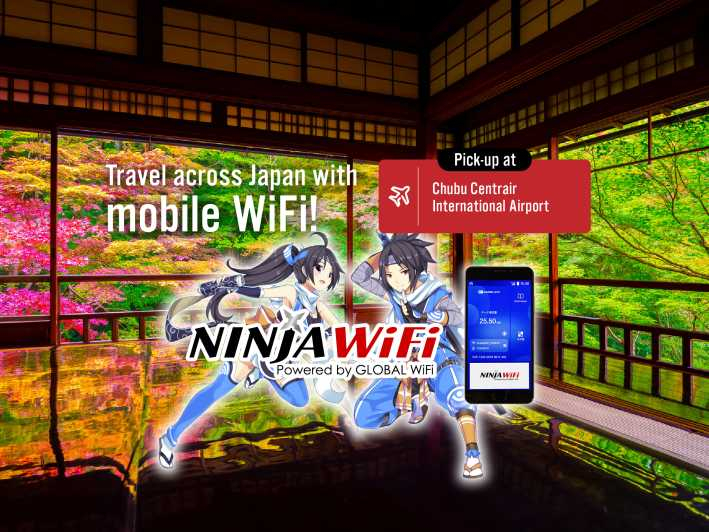 Nagoya, Japón: WiFi móvil 4G - Aeropuerto Chubu Centrair T1