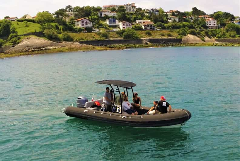 San Juan de Luz, País Vasco: Paseo en barco por la costa