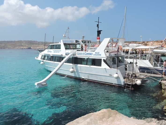 Desde Sliema: Crucero de un día por Gozo, Comino y la Laguna Azul