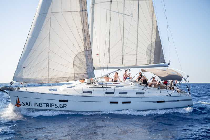 Heraklion: Crucero en velero a la isla de Dia