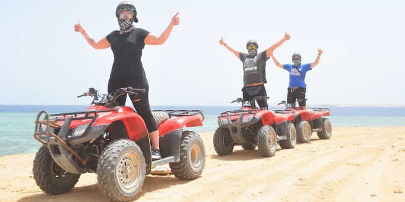 Desde El Gouna: Excursión en quad por el mar y las montañas