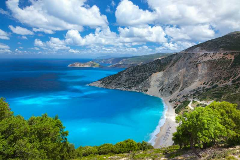 Desde Argostoli: Visita guiada al Lago Melissani y la Playa de Myrtos