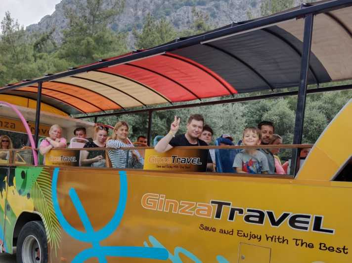 Kemer: Autobús de Fiesta al Cañón de Goynuk con Entrada
