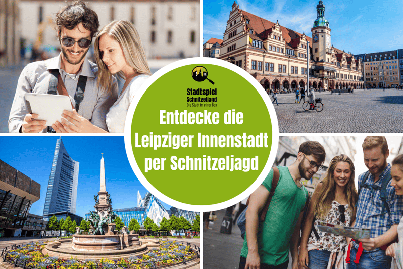 Centro de Leipzig: Excursión autoguiada a la caza del tesoro