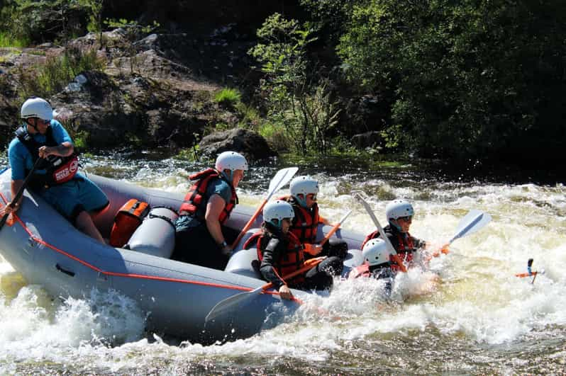 Fort William, Escocia: Descenso de rápidos en el río Garry