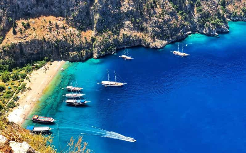 Ölüdeniz: Excursión en barco por el Valle de las Mariposas con almuerzo buffet