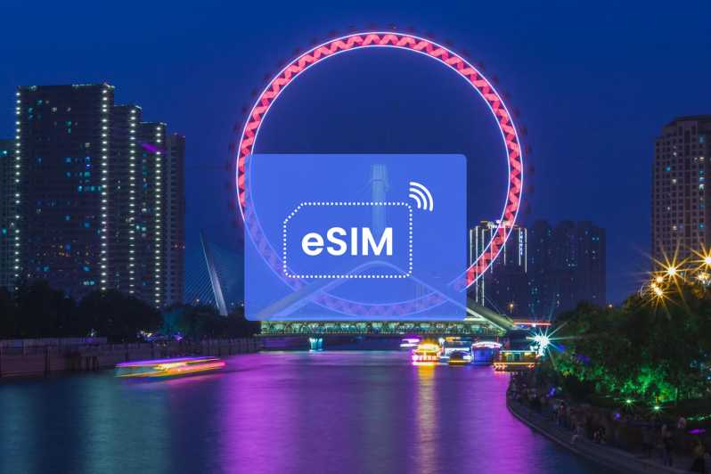 Tianjin: China (con VPN)/Asia eSIM Roaming Plan de Datos Móviles