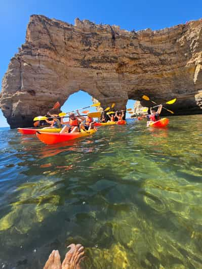 Playa de Benagil: Alquiler de Kayak con Cuevas y Acantilados