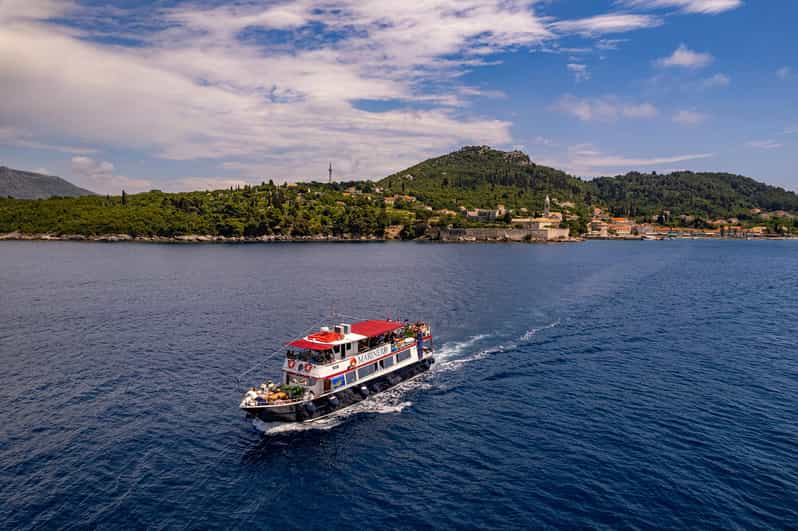 Desde Dubrovnik Crucero por la Isla Elafita con Comida y Bebidas