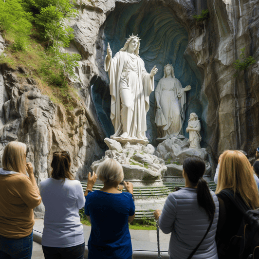 Lourdes: Tour guiado a pie del Santuario