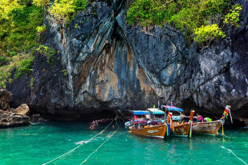 Ko Lanta: Excursión a la Cueva Esmeralda y las 4 Islas en barco de cola larga