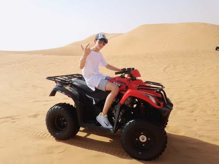 Aventura en quad, paseo en camello y sandboarding