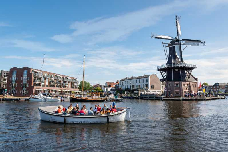 Haarlem: Visita del canal y ticket de entrada al Molino de Adriaan