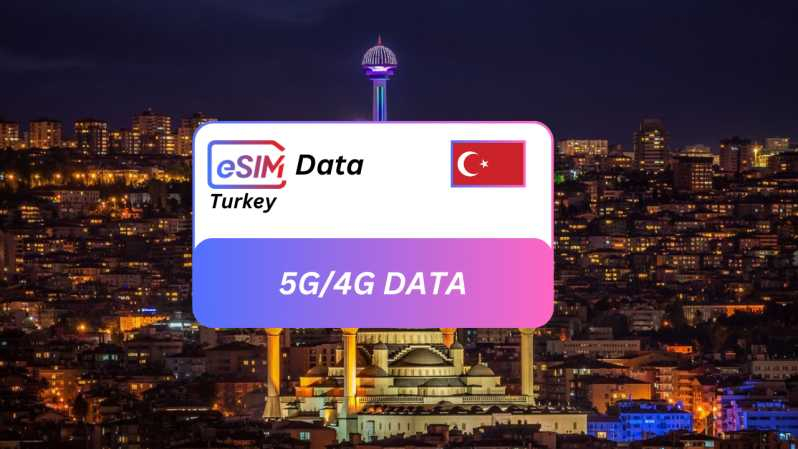 Ankara: Plan de datos de itinerancia eSIM sin fisuras en Turquía para viajeros
