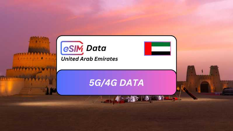 Desde Al Ain: Plan de datos de Emiratos Árabes Unidos para viajeros