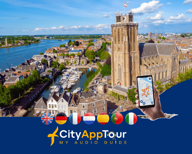 Dordrecht: Tour a pie con audioguía en App