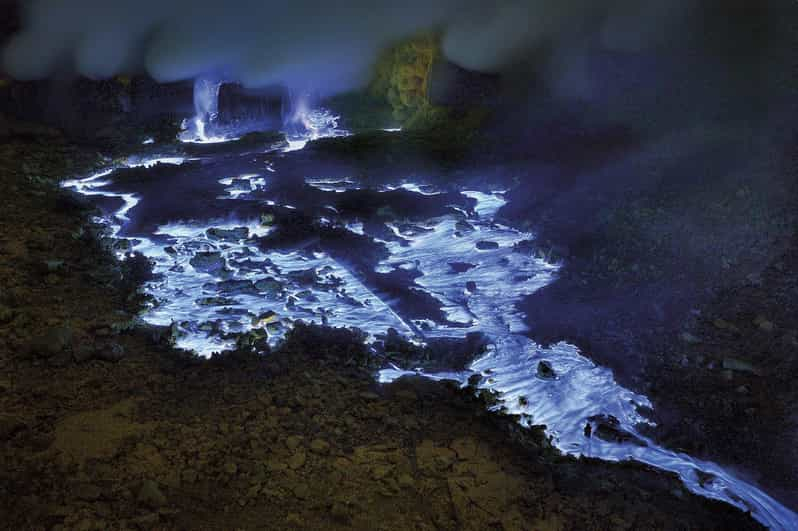 Visita guiada al Fuego Azul del Cráter de Ijen