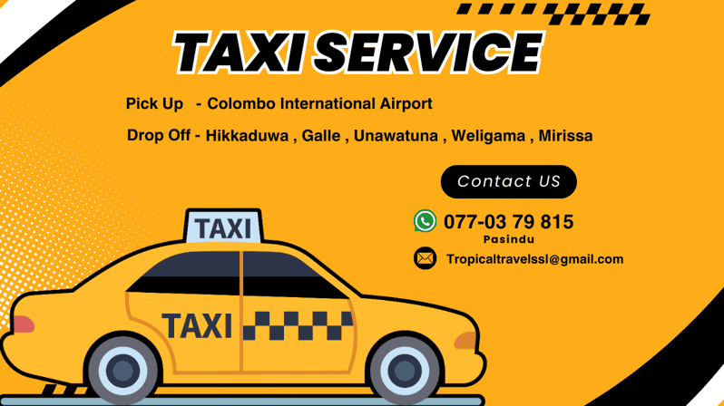 Taxi Privado Del Aeropuerto De Colombo A Unawatuna/Weligama/Galle