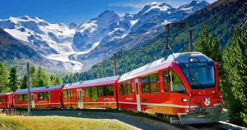 Desde Milán: Alpes suizos + St. Moritz + Bernina Express