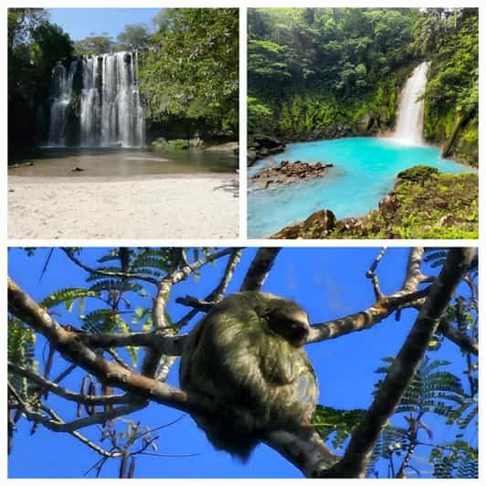 Desde Guanacaste: Excursión a las Cataratas y Vista al Perezoso